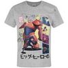 T-shirt enfant Big Hero 6 T-shirt &agrave; manches courtes Gris