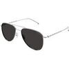 Lunettes de soleil Montblanc MB0311S Lunettes de soleil, Argent/Gris, 58 mm Argent&eacute;