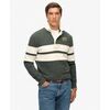 Polo Superdry Haut de rugby &agrave; rayures athl&eacute;tiques vintage