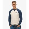T-shirt Superdry Haut de baseball athl&eacute;tique vintage