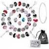 Bracelets Sc Crystal SB050+BEALOT-10 Argent&eacute;