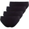 Slips Skiny Femme Slip Paquet de 4 Noir Grenoble