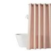 Rideaux, stores Today Rideau de douche Utility finition jacquard rose Rose Unique. . Maison & D&eacute;co > Rideaux, stores.