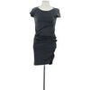 Robe courte Maje Robe en coton grise