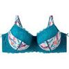Emboitants Pomm'poire Soutien-gorge &agrave; armatures grand maintien turquoise/rose Eva Rose