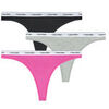Strings Calvin Klein Jeans THONG X3 Noir
