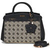 Sac &agrave; main Guess MELINDA LOGO TRI COMP SATCHEL Noir