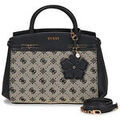 Sacs &agrave; mains sur Grenoble : Sac &agrave; main Guess MELINDA LOGO TRI COMP SATCHEL Noir