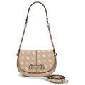 Sac & Bagage sur Grenoble : Sac Bandouliere Guess CARRIE LOGO FLAP SHOULDER BAG