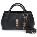 Sacs &agrave; mains sur Grenoble : Sac &agrave; main Guess BROOKE HIGH SOCIETY SATCHEL Noir