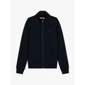 Gilets sur Grenoble : Gilet Eden Park Sweat zipp&eacute; marine en molleton Bleu