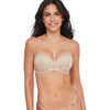 Corbeilles & balconnets Selmark Soutien-gorge bandeau push-up MANUELA Beige