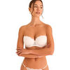 Corbeilles & balconnets Selmark Soutien-gorge bandeau push-up MANUELA MARIAGE Blanc