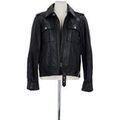 Veste Apc Veste en cuir noire Vestes sur Grenoble : Veste Apc Veste en cuir noire