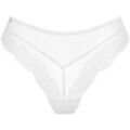 Culottes & autres bas
sur Grenoble : Tangas Lisca Br&eacute;silien &eacute;chancr&eacute; FRESH Cheek Blanc