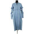 Robe Roseanna Robe en coton bleue