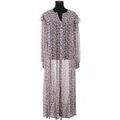 Robe Gil Santucci Robe en soie bleue