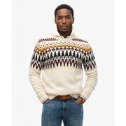 Pull Superdry Pull &agrave; col rond en tricot Fairisle