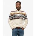 Pull Superdry Pull &agrave; col rond en tricot Fairisle