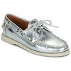Chaussures bateau Sebago DOCKSIDES PORTLAND MET WOMAN Argent&eacute;