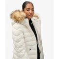 Vestes sur Grenoble : Veste Superdry Veste matelass&eacute;e &agrave; capuche en fausse fourrure Fuji