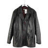 Veste Schott Veste en cuir noire