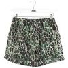 Short Golden Goose Mini short en soie vert
