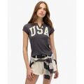 T-shirt Superdry Ath Ess Notch Neck Graphic Tee Grenoble