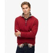 Pull Superdry Pull &agrave; demi-zip en coton Essentials