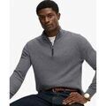 Pulls/Sweat sur Grenoble : Pull Superdry Pull &agrave; demi-zip en m&eacute;lange de laine