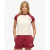 T-shirt Superdry T-shirt Raglan Essential Logo en coton biologique