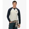 T-shirt Superdry Haut de baseball athl&eacute;tique vintage