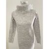 Robe courte Jennyfer Pull col roul&eacute; gris