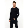 T-shirt Lee Cooper Tee Shirt AREO ML Black Grenoble