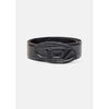 T-shirt Diesel Ceinture en Cuir Noir Effet Anguille