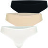 Tangas Athena Tangas, lot de 3, ECOPACK MICRO Noir