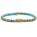 Bracelets sur Grenoble : Bracelets Sixtystones Bracelet 4mm Perles Heishi Turquoise -Small-16cm