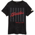 Tee-shirts sur Grenoble : T-shirt Blondie Band Logo T-shirt &agrave; manches courtes Noir