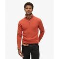 Pulls/Sweat sur Grenoble : Pull Superdry Pull &agrave; demi-zip tricot&eacute; brod&eacute; essentiel