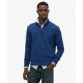 Pull Superdry Pull &agrave; demi-zip en coton Essentials