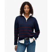 Pull Superdry Pull &agrave; demi-zip tricot&eacute;