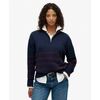 Pull Superdry Pull &agrave; demi-zip tricot&eacute;