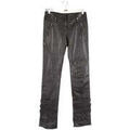 Pantalons sur Grenoble : Pantalon Barbara Bui Pantalon droit en cuir noir