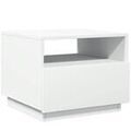D&eacute;coration sur Grenoble : Tables basses VidaXL Table basse avec lumi&egrave;res LED blanc 50x49x40 cm Blanc Unique. . Maison & D&eacute;co > Tables basses.