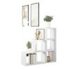 Etag&egrave;res murales VidaXL &Eacute;tag&egrave;re s&eacute;paratrice de pi&egrave;ce 3 niveaux blanc 99x29x99 cm Blanc Unique. . Maison & D&eacute;co > Etag&egrave;res murales.