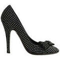 Chaussures &agrave; talons femme sur Grenoble : Chaussures escarpins Balmain Talons en cuir noirs