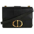 Sac a main Dior Sac &agrave; bandouli&egrave;re en cuir noir Noir Grenoble