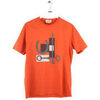 T-shirt Herm&egrave;s Paris T-shirt en coton orange Orange