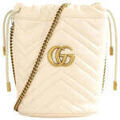 Sacs &agrave; mains sur Grenoble : Sac a main Gucci Sac &agrave; bandouli&egrave;re Seau GG Marmont en cuir &eacute;cru Beige