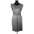 Robes sur Grenoble : Robe courte Majestic Filatures Robe en lin grise